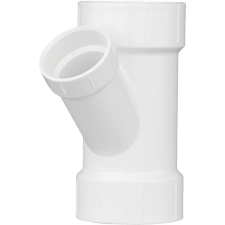 Charlotte Pipe And Foundry 3 In. x 2 In. Schedule 40 DWV Reducing PVC Wye PVC 00601 1400HA